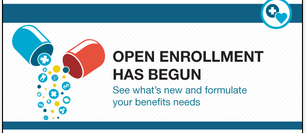 Open Enrollment Has Begun - image from Employee Services
