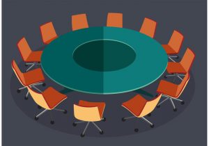 Graphic of roundtable