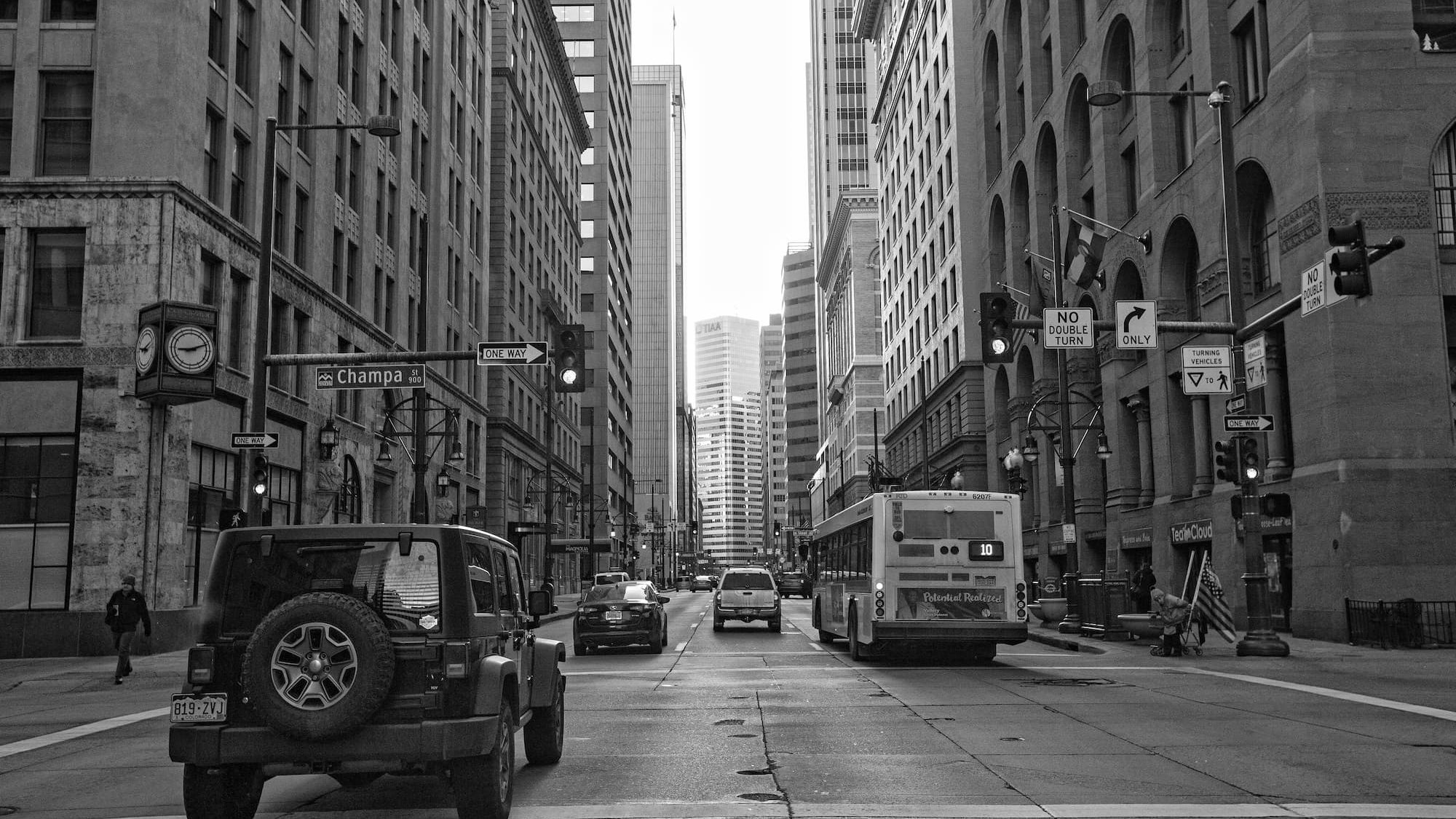 downtown denver city streets