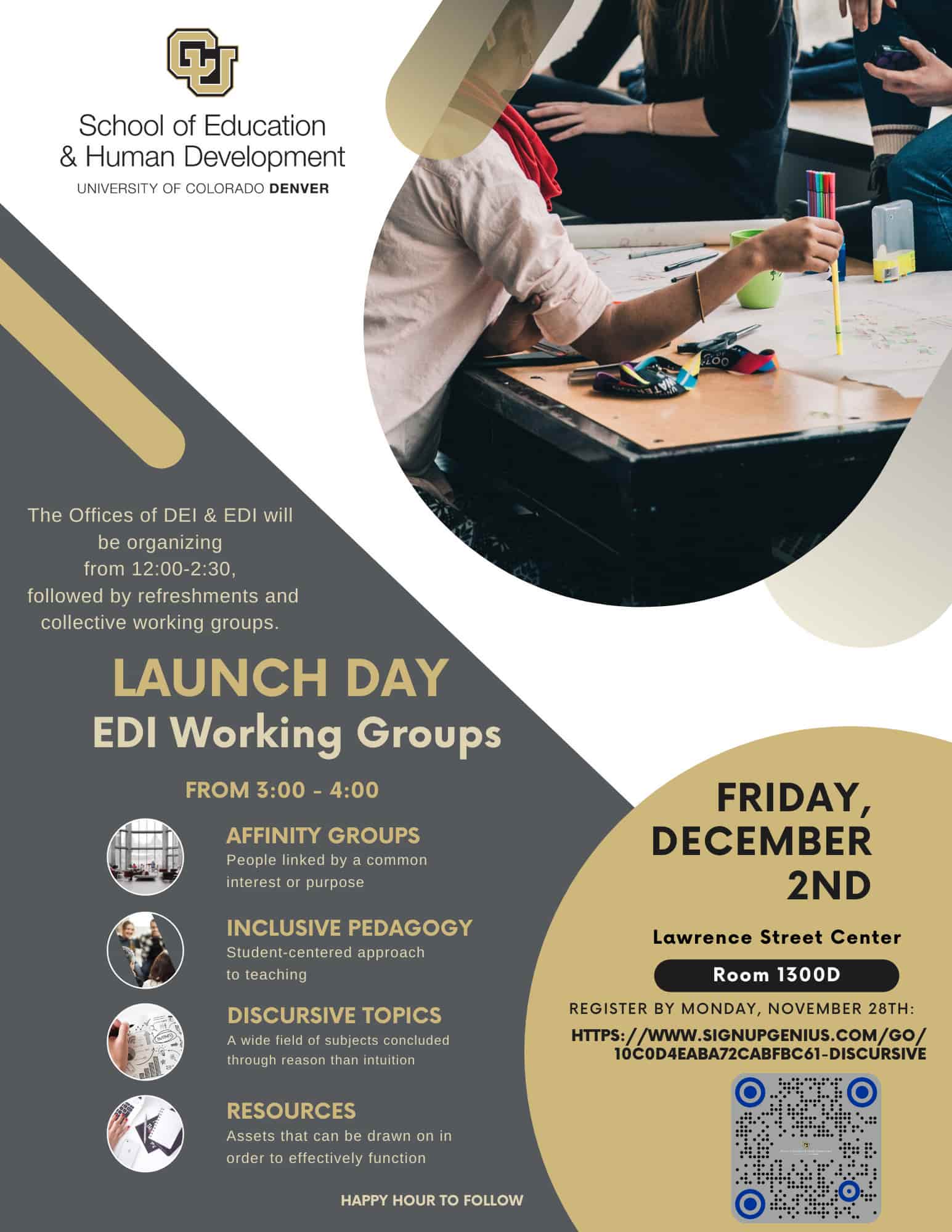 EDI Working Groups Launch Flyer